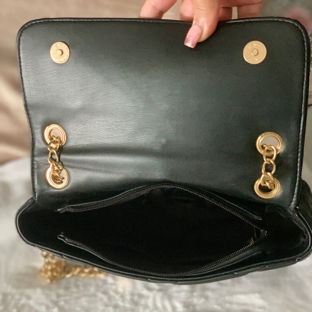 M brand, quilted black purse - Picture 6 of 7